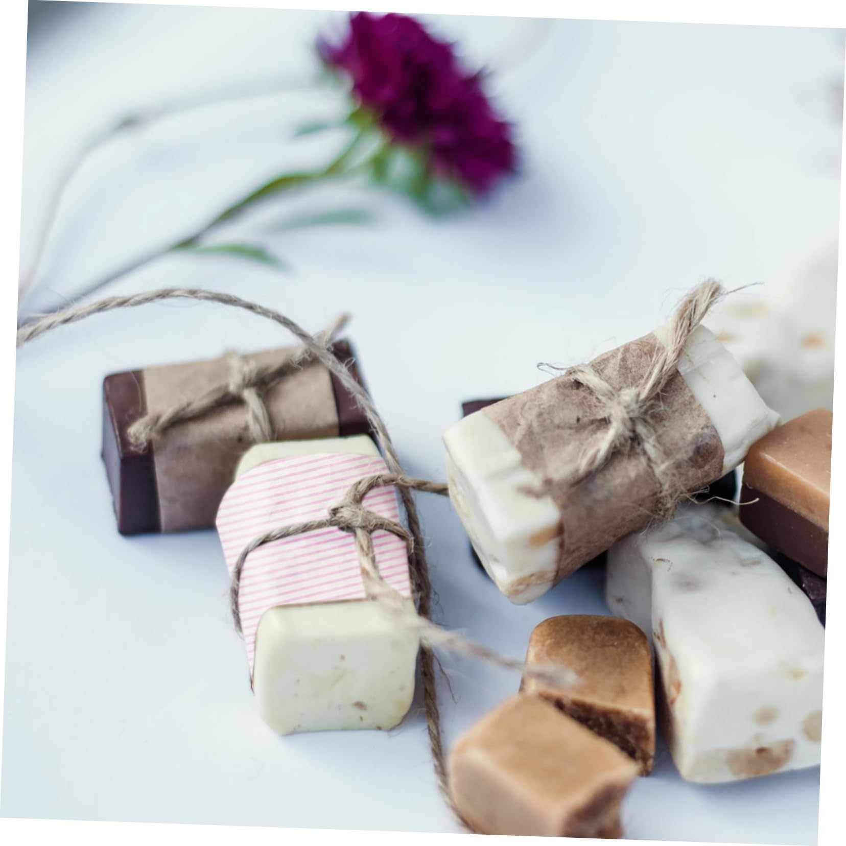 UPKOCH 200stücke Wachspapier Für Süßigkeiten Fettdichtes Einwickelpapier Für Nougat Kekse Und Für Feiern Und Backen Rote Pro Packung