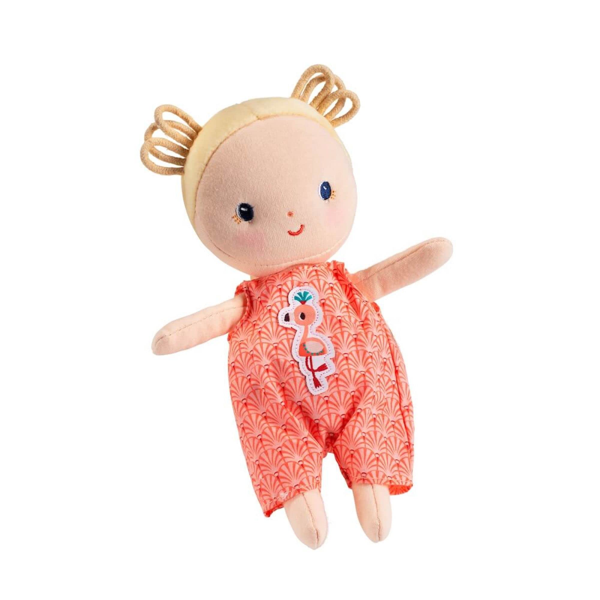 Lilliputiens - Baby Anais with Carrycot - Fabric Baby Doll with Accessories - Stimulates Fine Motor Skills, Empathy, and Imagination - Realistic 22cm Educational Doll for Children from 12 Months-83131 - Image 2