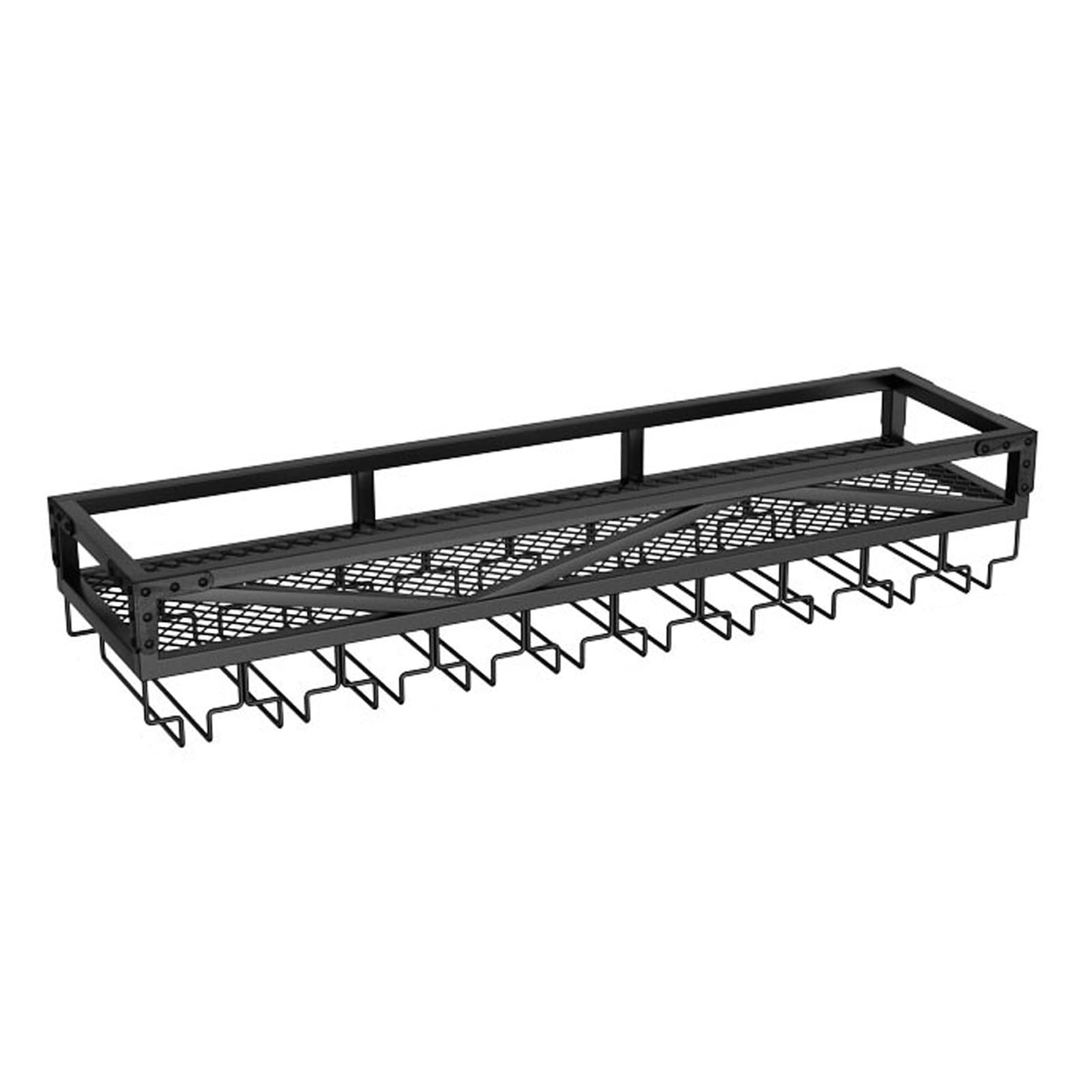 Étagère murale pour bouteilles d'alcool et verres pour un bar maison