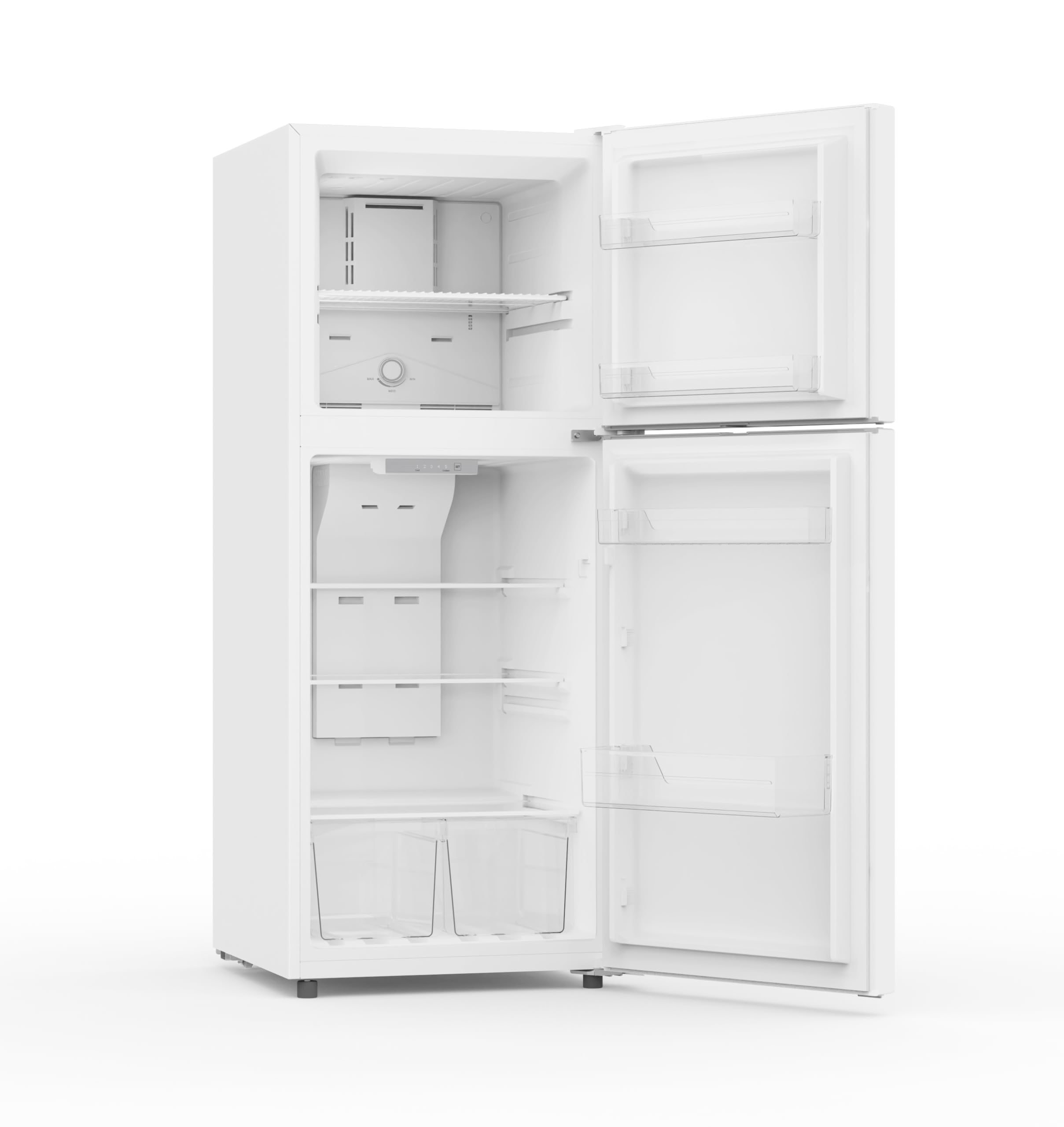 Frigidaire, Frost Free Top Mount 2 Door Apartment Size Refrigerator With Freezer, 10 Cu Ft on Fridge.com - View 5