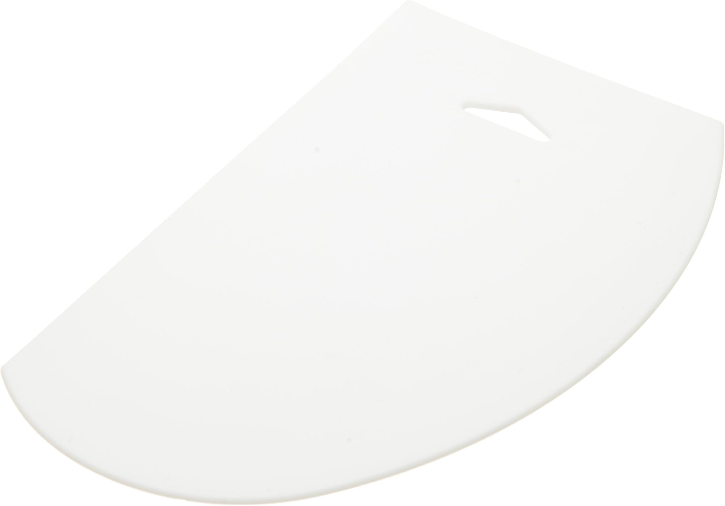 Ateco Large Plastic Bowl Scraper & Icing Smoother , White