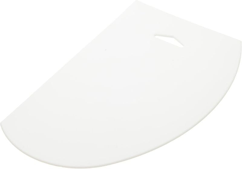 Large Plastic Bowl Scraper & Icing Smoother , White