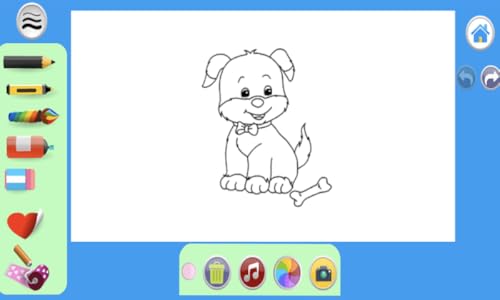 Dogs cute Coloring Pages