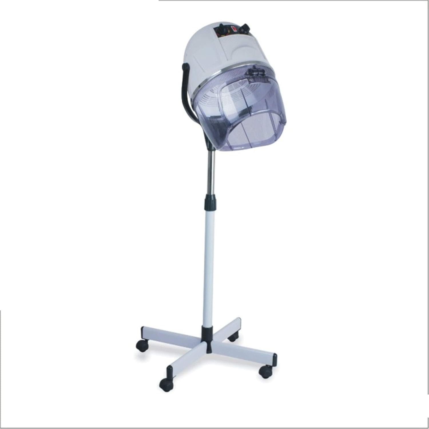 Hair Dryer Adjustable Professional Hood Dryer Stand Up Rolling Base