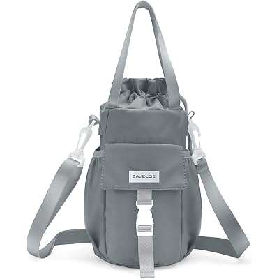 BAVELOE Water Bottle Holder with Strap Phone Pocket 32oz 40oz 64oz Tumbler Water Bottle Carrier Sling Bag Crossbody