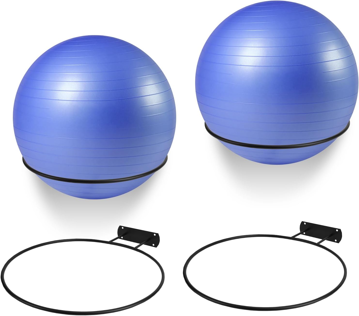 XIAO PEI Yoga Ball HolderWall Mounted Exercise Stability