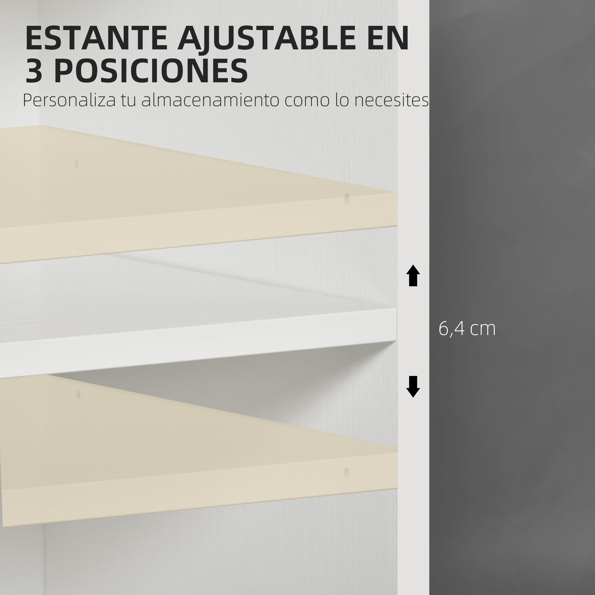 Vinsetto Mueble de Impresora Carro Multifuncional de Oficina con 3 Compartimentos 2 Cajones para Archivos Estante Ajustable Ruedas con 2 Frenos 80x40x72 cm Roble