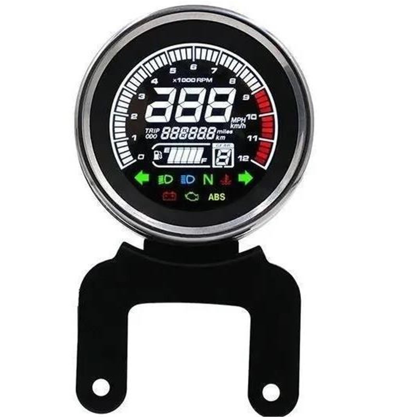 moto Medidor distancia Instrumento Odómetro Del Tacómetro De La Motocicleta