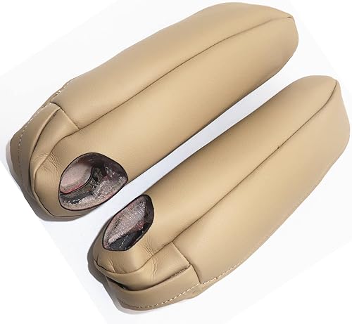 Miniatura 8 de Priprilod 2 fundas de repuesto para asiento de piel beige y marrón compatible con Lexus RX 300 330 350 2003 2004 2005 2006 2007 2008 2009 (solo