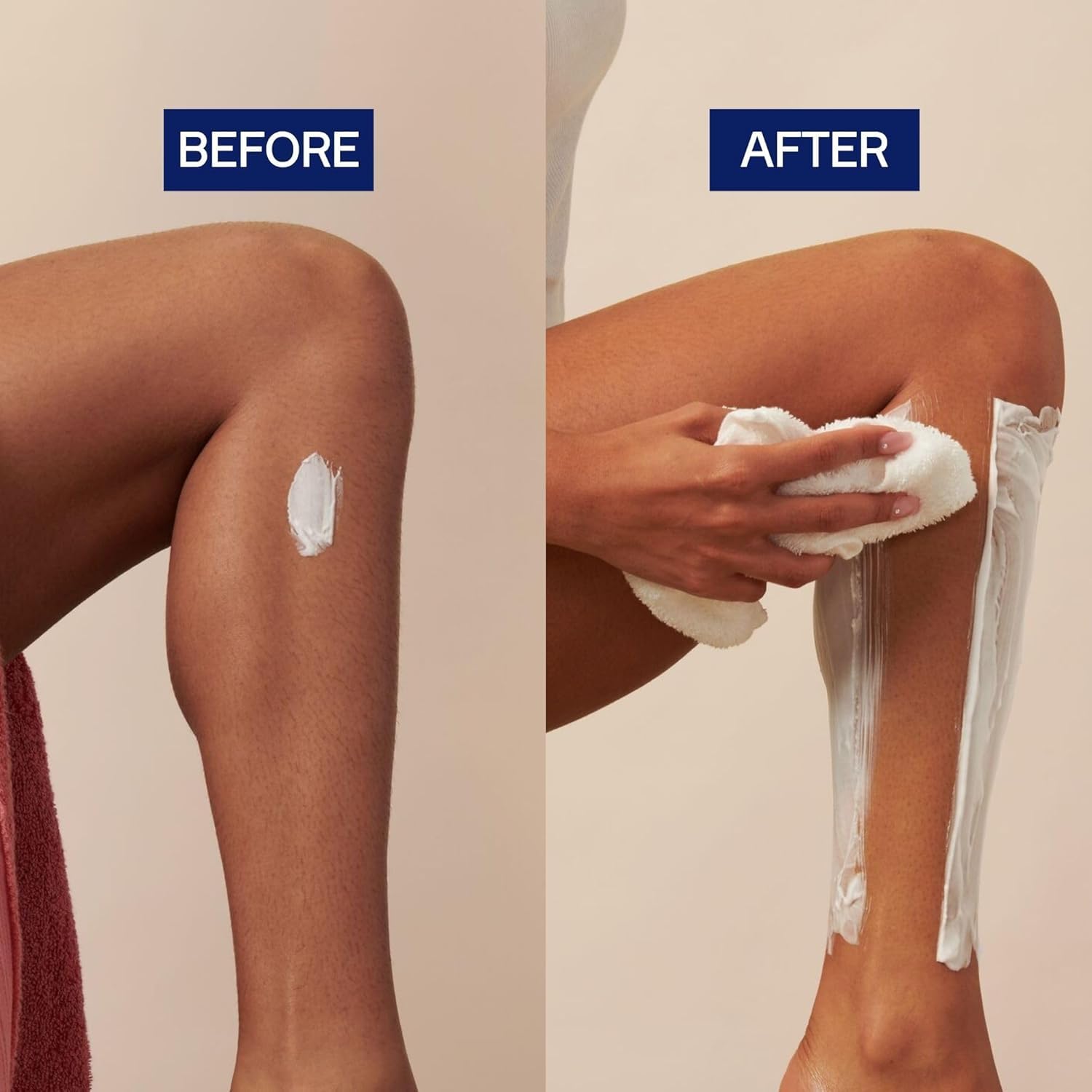 Nair Sensitive Hair Removal Cream Multipack for Dry & Sensitive Skin – Legs & Body with Argan Oil & Aloe Vera – Gentle Nair Hair Removal Cream – 100ml x 4 - 4