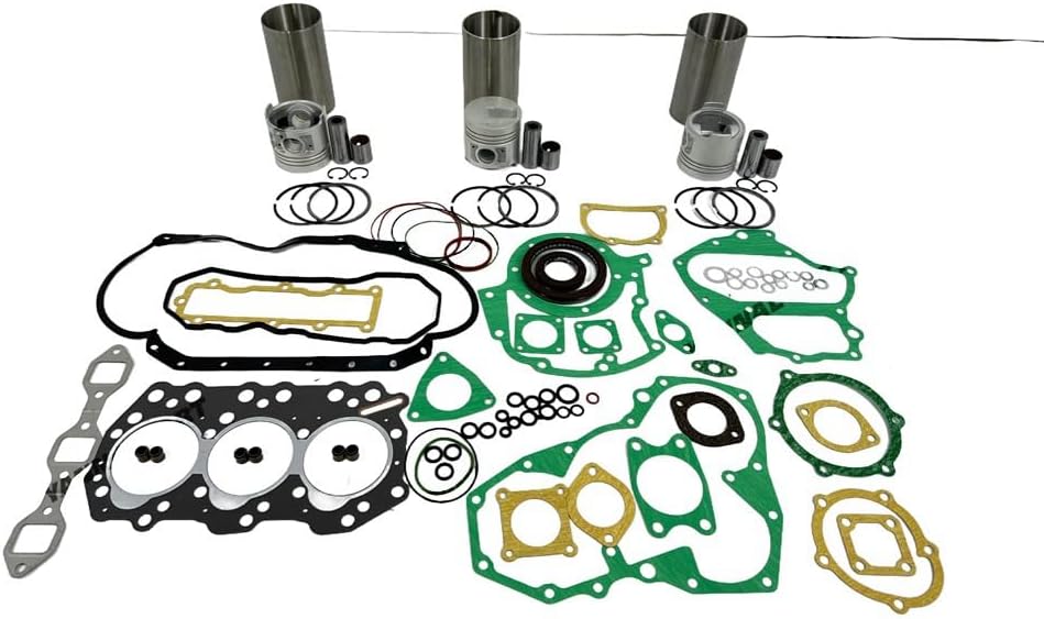 3 PC S3Q2 Overhaul Kit With Gasket Set Suitable for Mitsubishi Engine Part