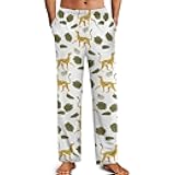 Pajamas Pants for Men Elastic Waist Long Pajamas Bottoms with Pockets 2024 Casual Stylish Lounge Clothes