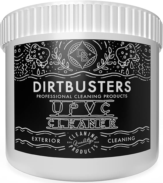 Dirtbusters UPVC PVCU Cleaner & Restorer - For Door, Window Frame, Conservatory, Garden Furniture, Facias, PVC & Plastic (500g)