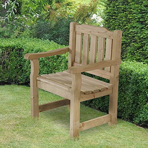 Wooden Rosedene Garden Chair Traditional Sturdy Versatile Seating
