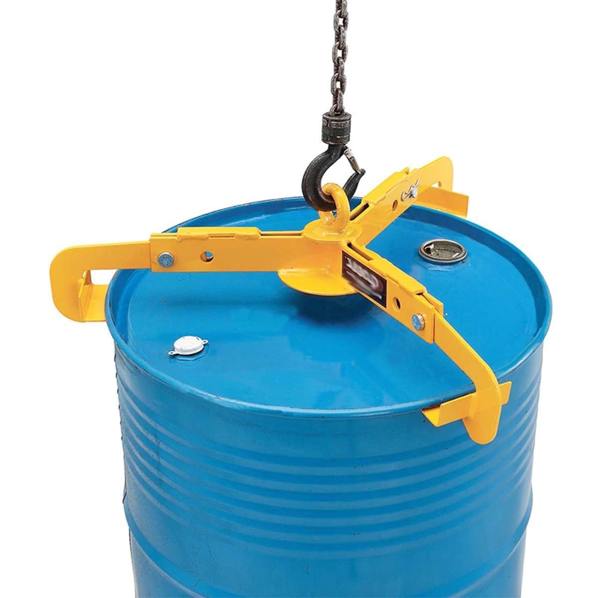 SaryEdge Vertical Drum Lifter for 30-55 Gallon Drums - Durable Alloy Steel Barrel Hook Spreader - 1100 LBS Capacity Drum Lifting Clamp，F，F