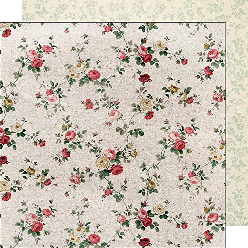 Paper Pack (16Sh 10"X10") Romantic Vintage Floral Pattern Flonz Vintage Paper For Scrapbooking And Craft #TOP4