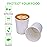 Smygoods White Original Disposable Paper Coffee Cups with Lids (16 OZ, 25 Count) For Hot Beverages, Tea, Espresso, Cocoa - To Go Drink Containers, Caf & Office