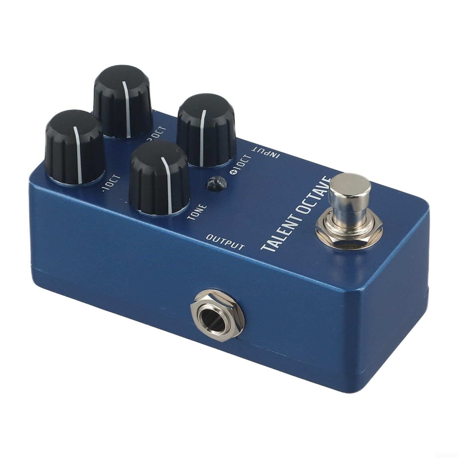 Pedale per effetti per chitarra, con guscio in metallo, ampia gamma di effetti sonori, facile da collegare e utilizzare (Drak Blue)