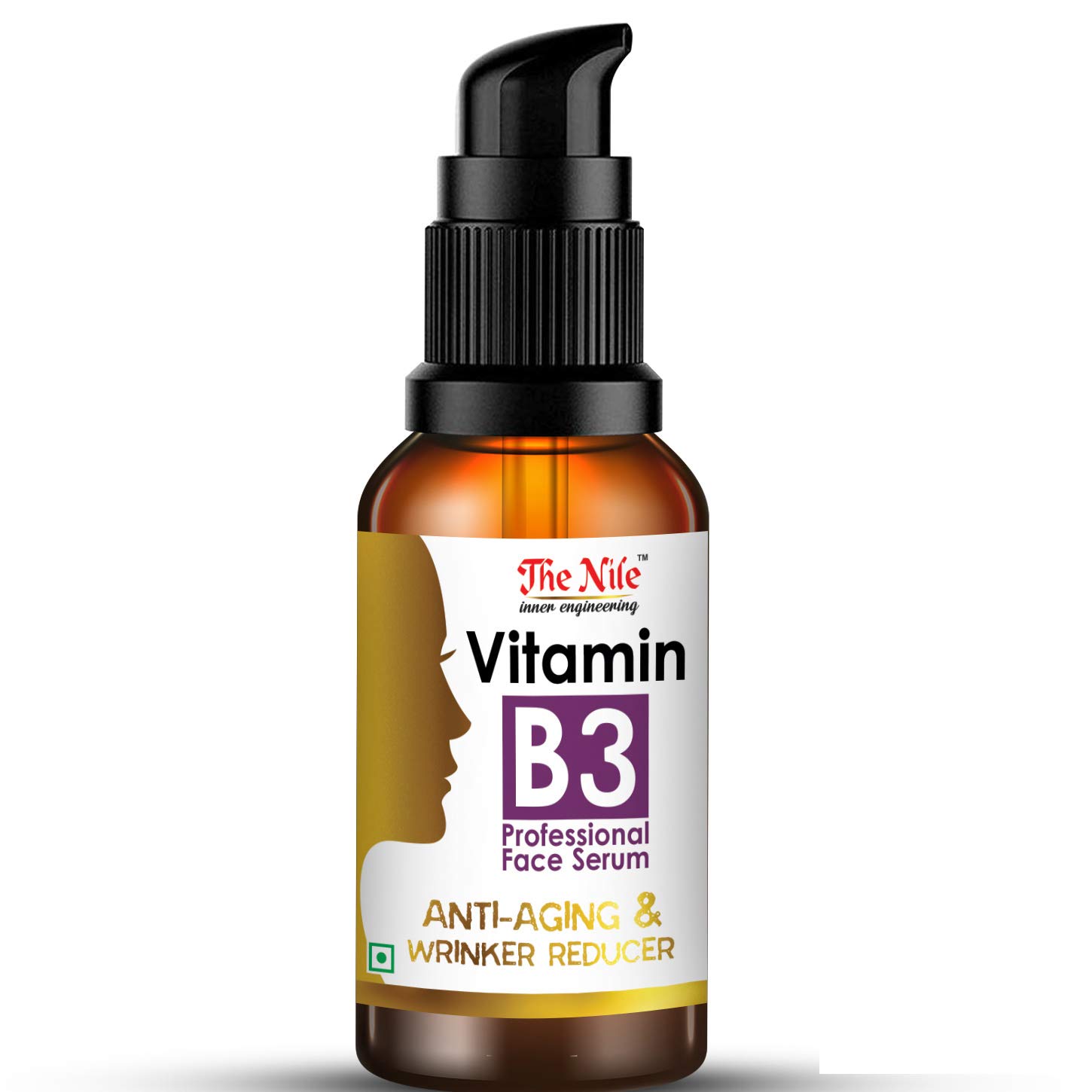 The Nile Professional Vitamin B3 Skin Correct Face Serum with Niacinamide n Ginger Extract for Acne Marks n Scars - 30 ml