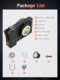 Rollei Lux 100 RGB LED Continuous Light with 100 W Power, Bi-Colour & RGB, Bluetooth Control, Includes Protective Cap, Power Supply, Reflector, Diffuser Ball and User Manual - 7