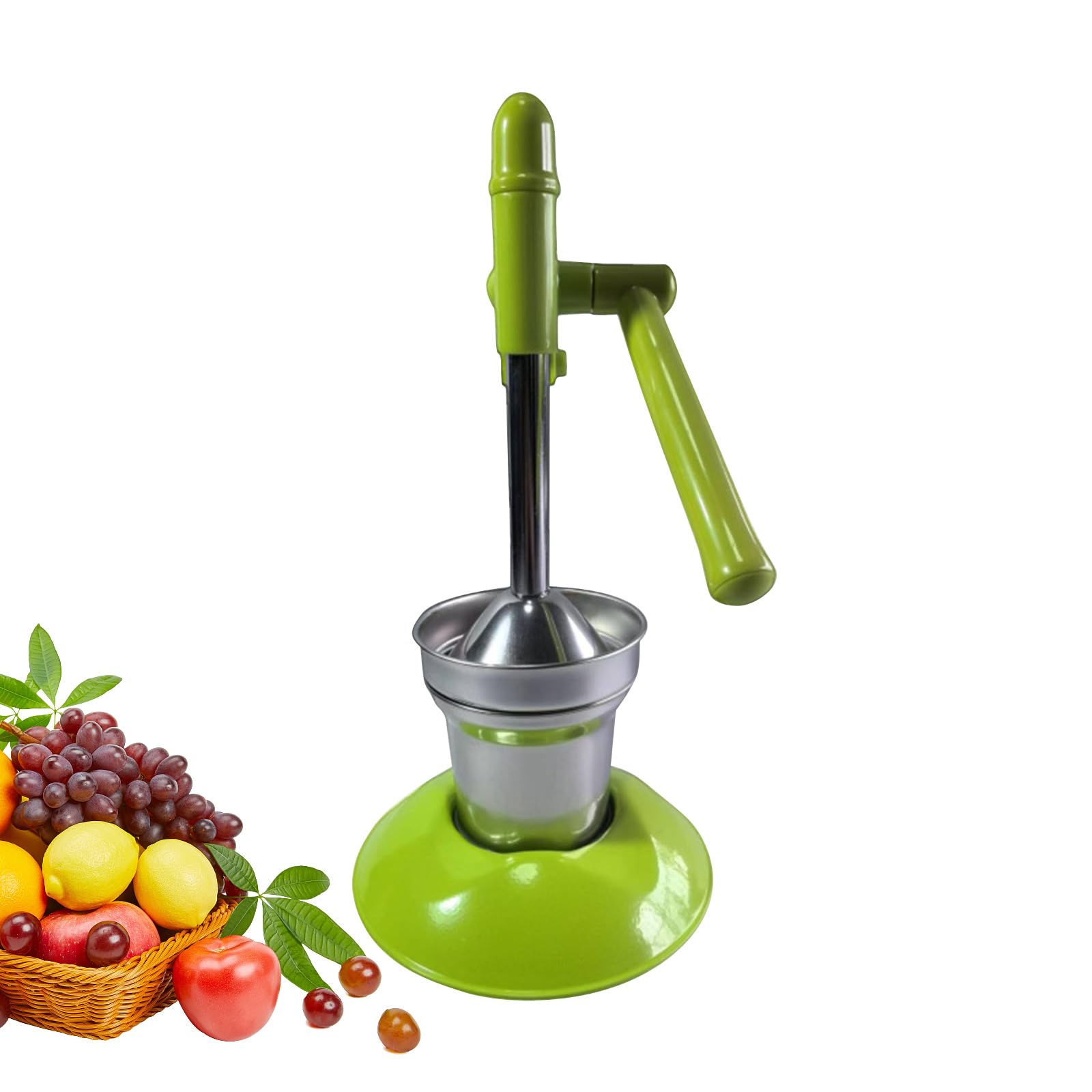 Jazuaiao Strong 304 Rustless Manual Lemon Presser Hand Press Fruit Presser for Puree Complimentary Liquid Easy Neat Kitchen Tool Manual Lemon Press Rustless