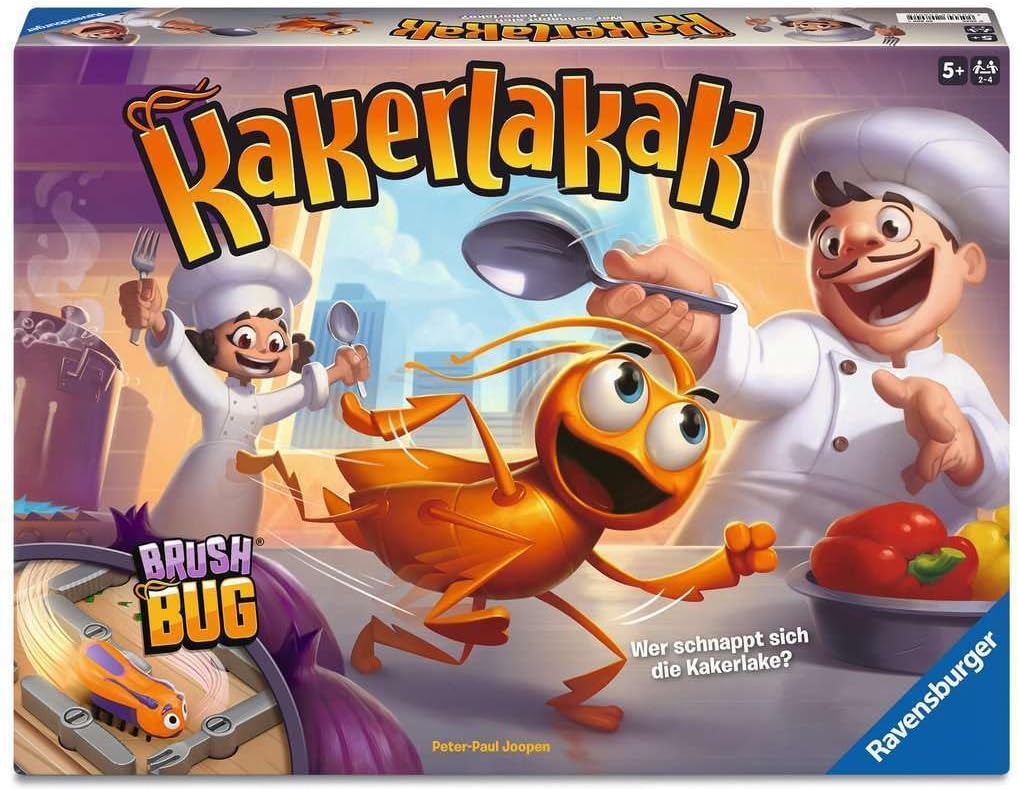 Ravensburger 20800 Cockroach Action Game with Electronic Cockroach, Children's Games from 5 Years, for 2-4 People, Family Games, Birthday Gifts