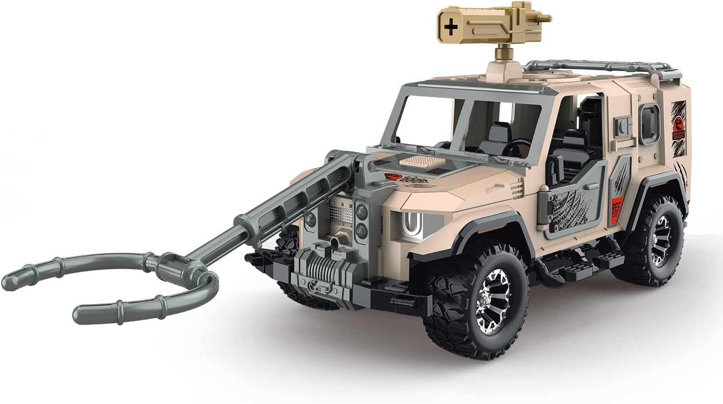 Rescue Friction Dinosaur Car Toy | Dinosaur Cars for Toddlers | Toy Cars with Sound Effects | Pull Back Car for Kids | Holiday and Birthday Gift for Boys & Girls 2+ Years Old