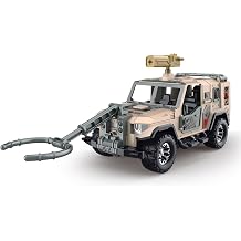 Rescue Friction Dinosaur Car Toy | Dinosaur Cars for Toddlers | Toy Cars with Sound Effects | Pull Back Car for Kids | Holiday and Birthday Gift for Boys & Girls 2+ Years Old