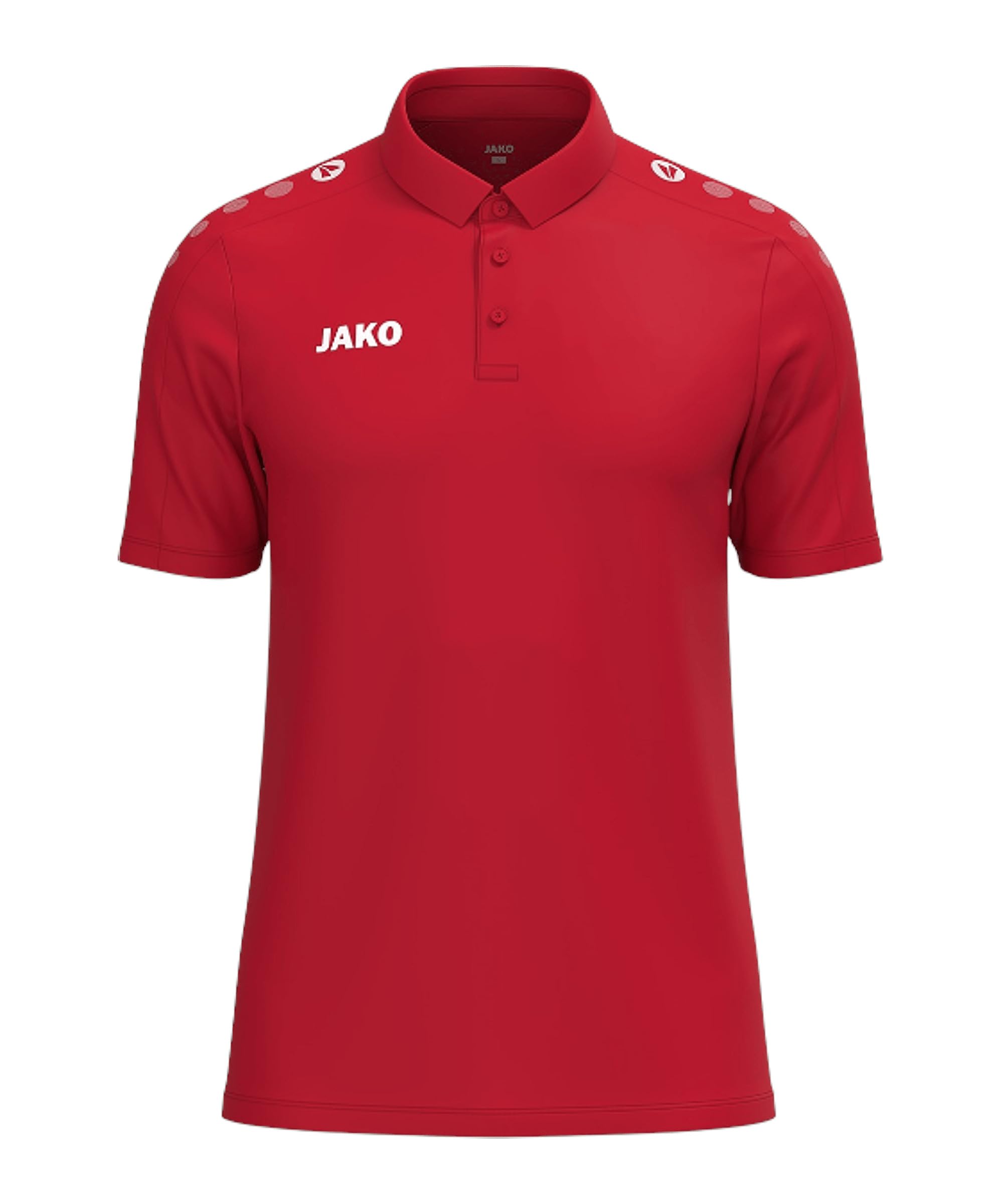 Jako Unisex Polo Shirt One Cotton, Red, 4XL