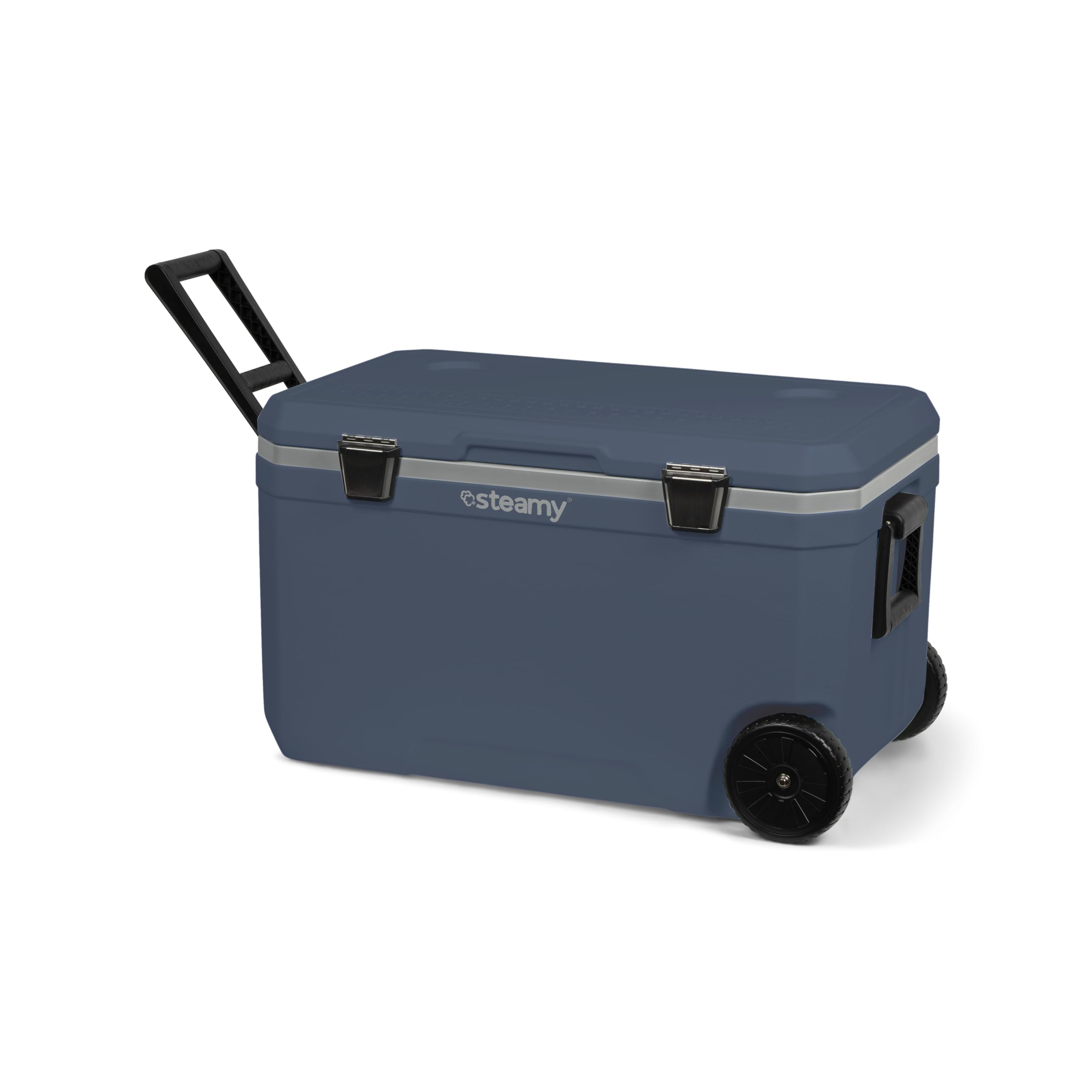 Steamy Cool 70 Frigoriferi portatile passivo con ruote, 70 Litri, Blu