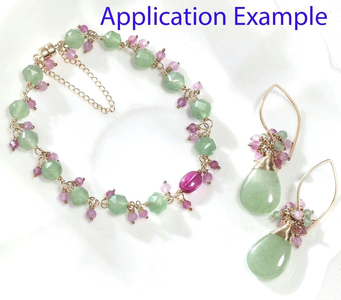 Adabele 15 Inch Natural Blue Kyanite Healing Gemstone 4mm (0.16 Inch) Tiny Small Faceted Round Loose Beads Stone Spacer (80-90pcs) for Craft Jewelry Making GK4-21 - Image 7