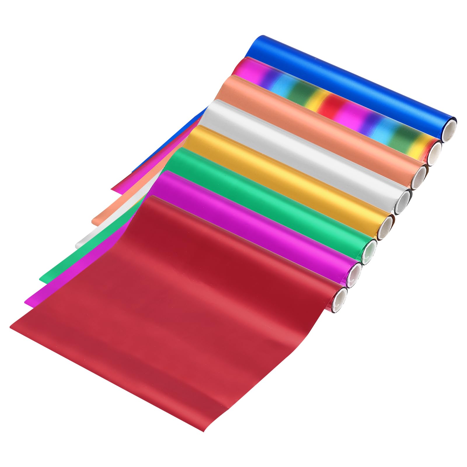Photo 1 of **Similar item**
MECCANIXITY 8 Pcs Toner Reactive Foil,Metallic Transfer Hot Foil Roll 5.9" x 9.84ft Deco Foil Transfer Sheets Paper for Hot Foil Pen Scrapbooking Heat Transfer DIY Craft,Mixed Colors