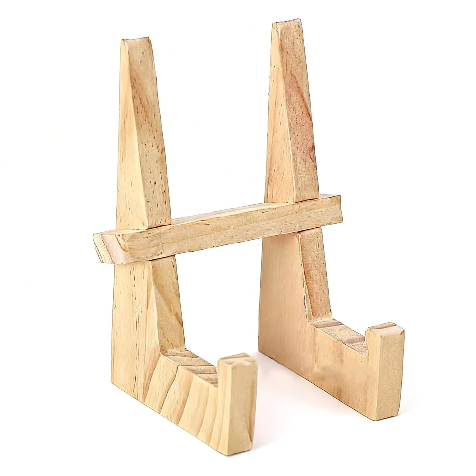 Qwrqwr Wooden Plate Display Stand Table Top Easel Holders for Book Picture Frame Vinyl Records