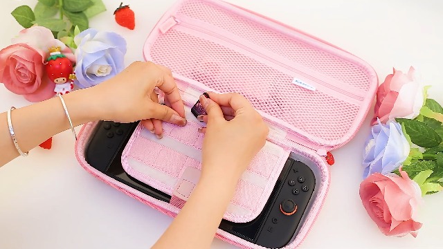 Nintendo Switch Lite⭐︎ピンク⭐︎充電器・箱・ケース付 Amazon.com: Auarte [Charge Inside] Switch 2 Carrying Case for
