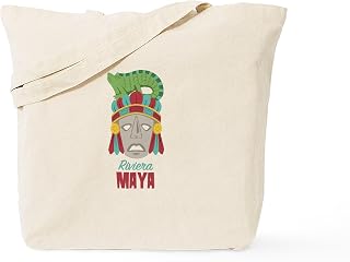 CafePress Riviera Maya Tote Bag Reusable Natural Beige Canvas Shopping Bag