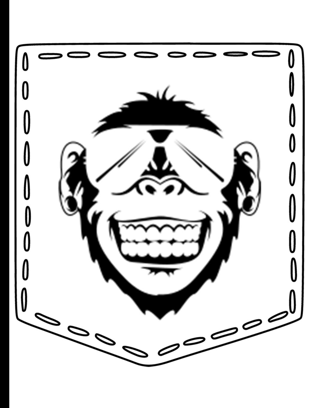 Ape Wearing Sunglasses Pocket: Everyday Notebook