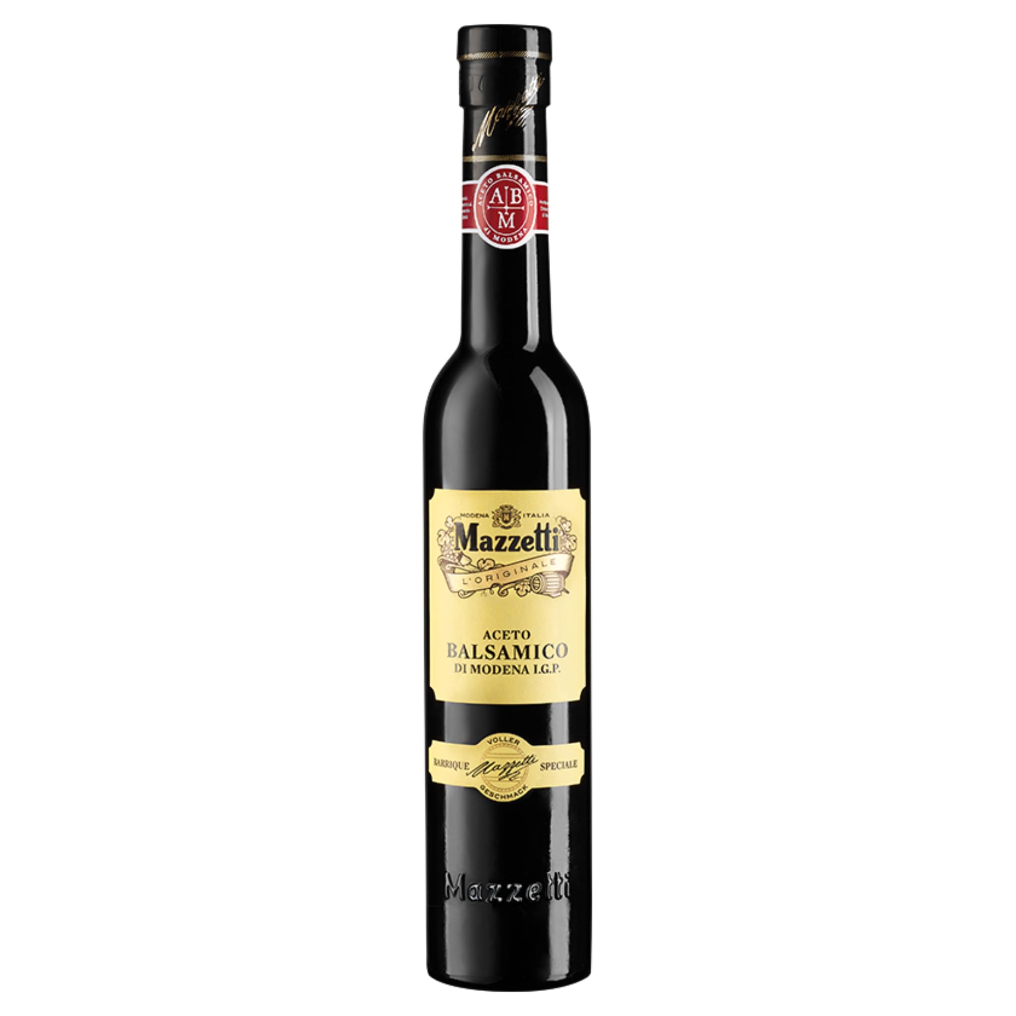 usy Bundle für Mazzetti Balsamico Barrique Speciale/3 Weinblätter 3er Pack (3x250ml Flasche) + usy Block