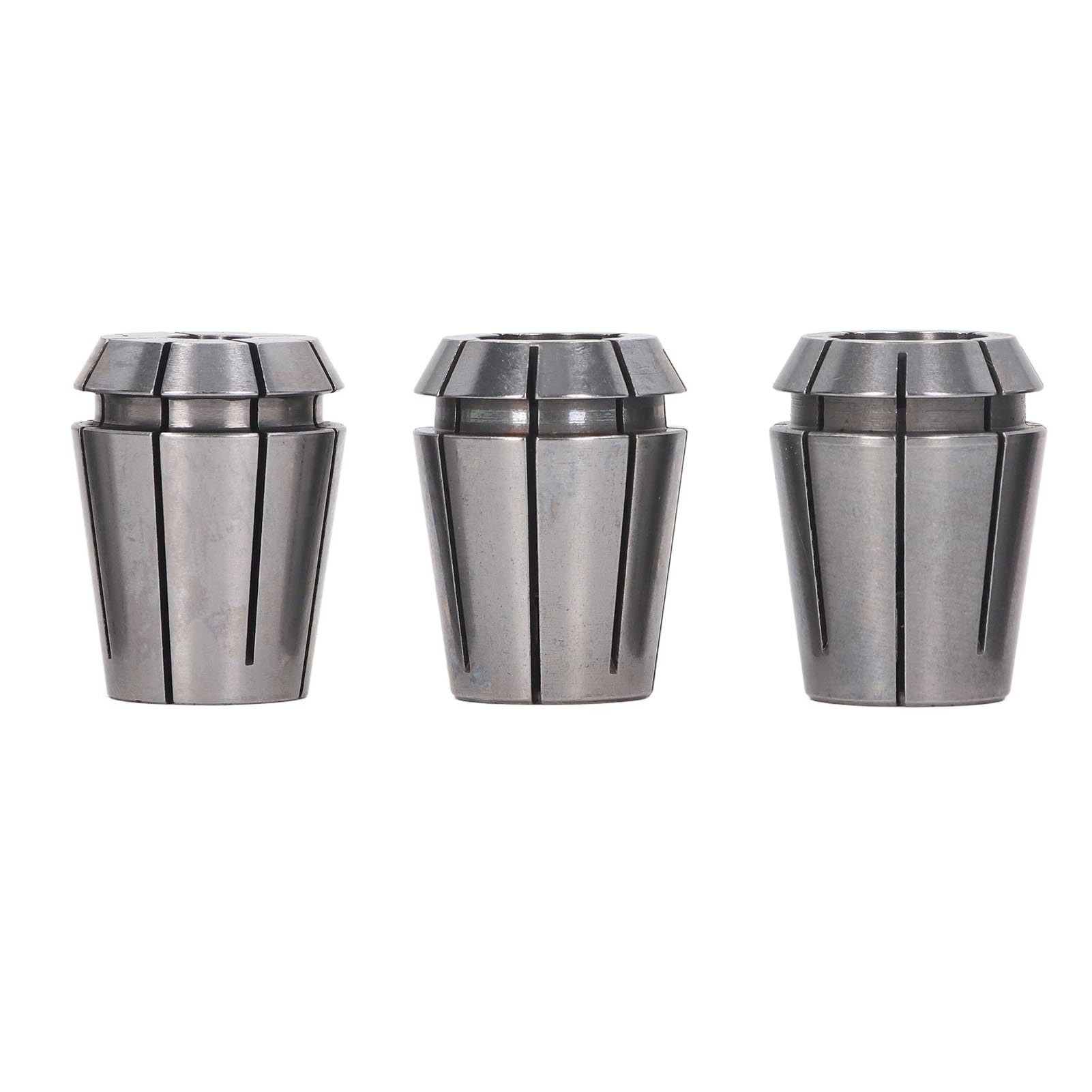 Aramox Juego de Pinzas de Resorte de Acero con Alto Contenido de Carbono de 5 Piezas con Agarre de 4 Mordazas 6.3x5 8x6.2 16x12 15x12 14x11.2 para Usuarios de Fresadoras de Torno CNC