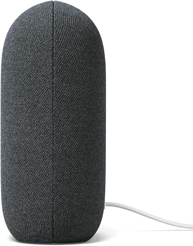 Google Haut-parleur audio Bluetooth – Diffusion de musique sans fil, son puissant, assistant intégré, connectivité Wi-Fi et Bluetooth, contrôle de la maison intelligente, appariement stéréo - 2