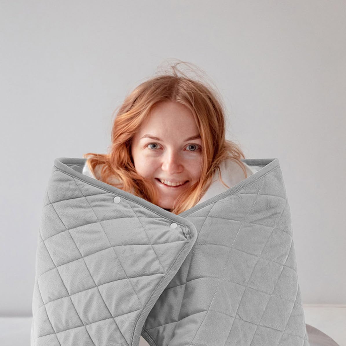 Coperta Termica Elettrica in Velluto, Portatile, Sicura e Confortevole