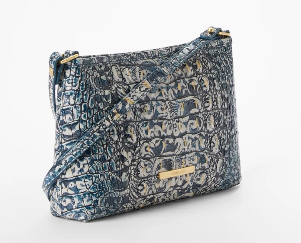 BRAHMIN Lorelei Blue Filigree Melbourne Shoulder Bag