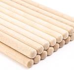Bâtons de tambour pour tambours, Bois massif naturel & Kit de tambours Accessoires de pratique, Percussion Sticks pour débutant (2 Des paires, 5A)