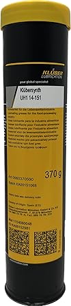 Kluber Lubrication Klubersynth UH1 14-151 Synthetic Lubricating Grease for The Food Processing and Pharmaceutical Industry 400g Cartridge