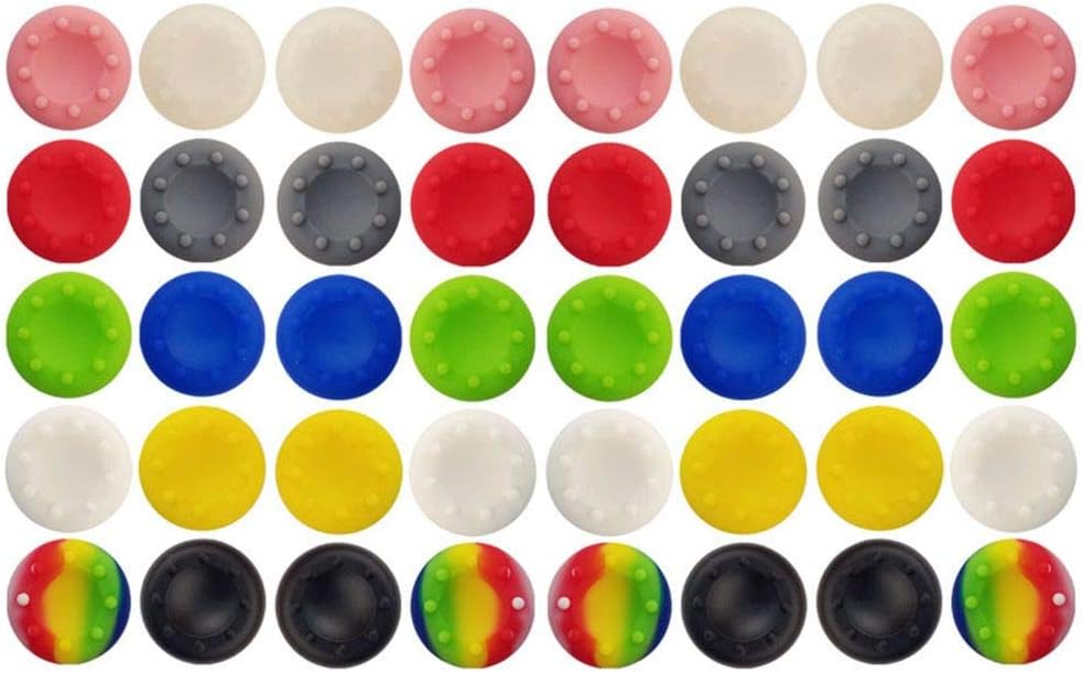 40 Pcs Colorful Silicone Accessories Replacement Part