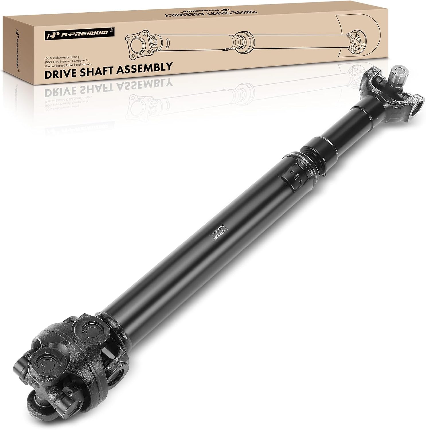 A-Premium Rear Complete Drive Shaft Prop Shaft Driveshaft Assembly Compatible with Ford Bronco 1987 1988 1989, V8 5.0L, Automatic Transmission, 4 Speed Transmission