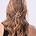 Q&Q Fashion Blogger Gold Shooting Star Cut Out Hair Pin Clip Dress Snap Barrette Hen Party