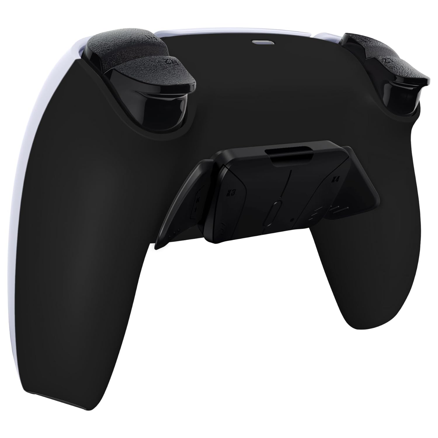 eXtremeRate Back Paddles Programable RISE4 V4 Remap Kit for PS5 Controller BDM-030 040 050 060, Upgrade Board Redesigned Bottom Shell 4 Back Buttons Set for PS5 Controller - Black