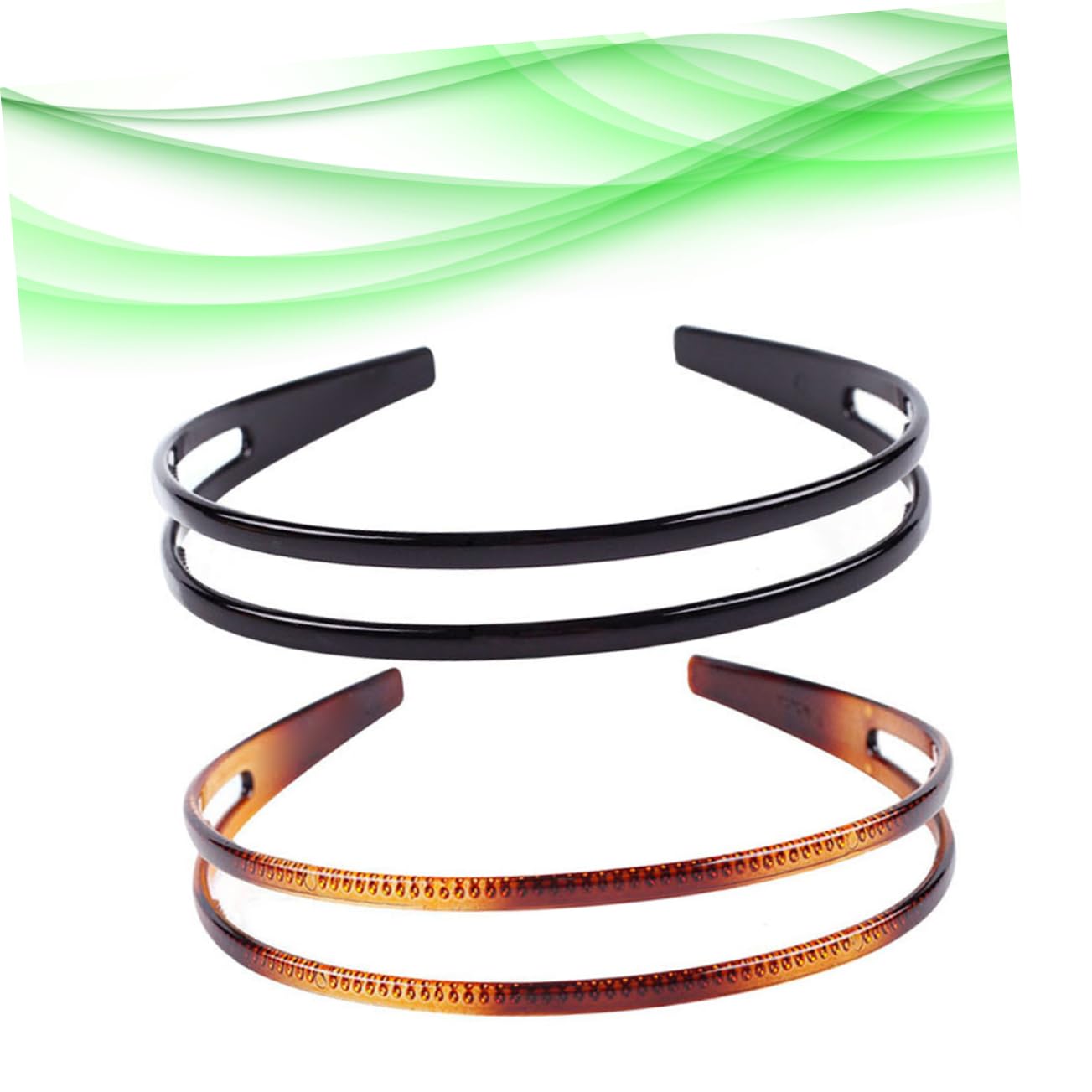 FRCOLOR 3 Set Di Cerchietti Per Da Donna Eleganti Cerchietti A Doppia Alla Moda Per Tutti I Giorni E Feste 6 Pezzi*3