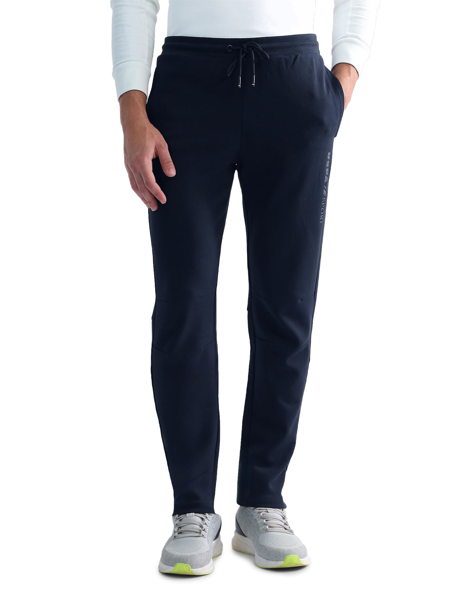 u.s. polo assn. USPA Active Sports Men's mid Rise Regular fit Active Track Pants-picture-38