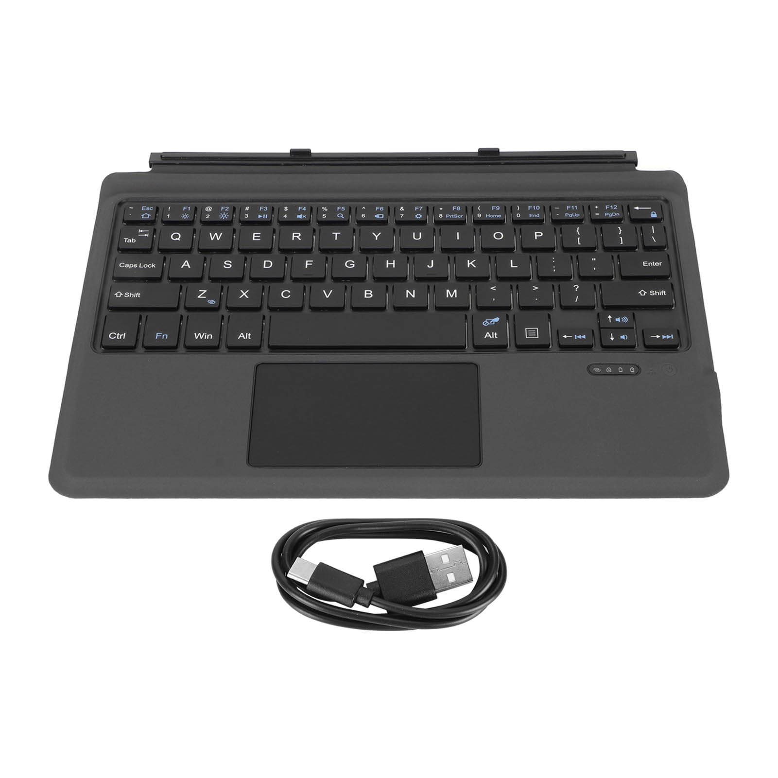 Kabellose Tastatur, Ultraschlankes Touchpad-Design für Go-Tablets mit PU-Ledermaterial und Kabelloser Bluetooth 5.0-Verbindung für Effiziente Steuerung (#1)